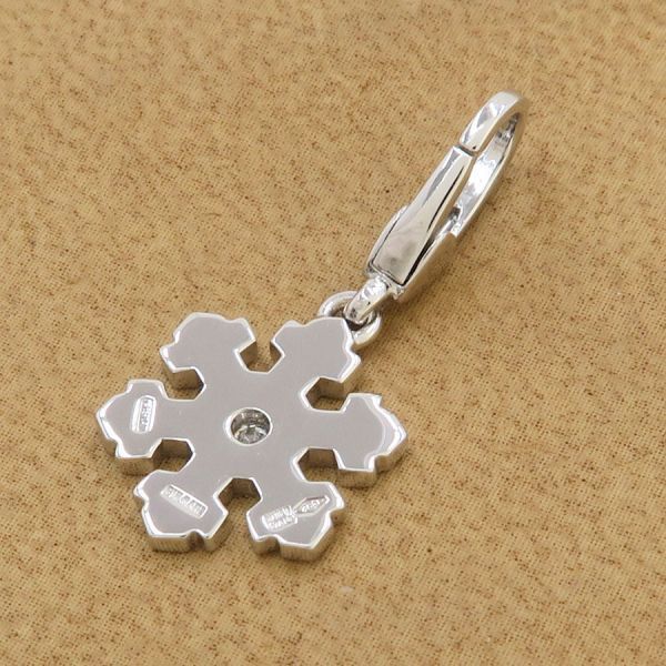 Bvlgari Snowflake Charm Diamond Keychain — view 3