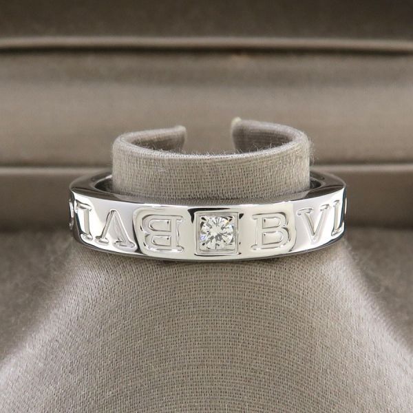 Bvlgari Bulgari Double Logo Ring Diamond 10.5