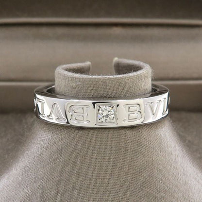 Bvlgari Bulgari Double Logo Ring Diamond 10.5