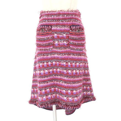 Chanel Skirt Burgundy