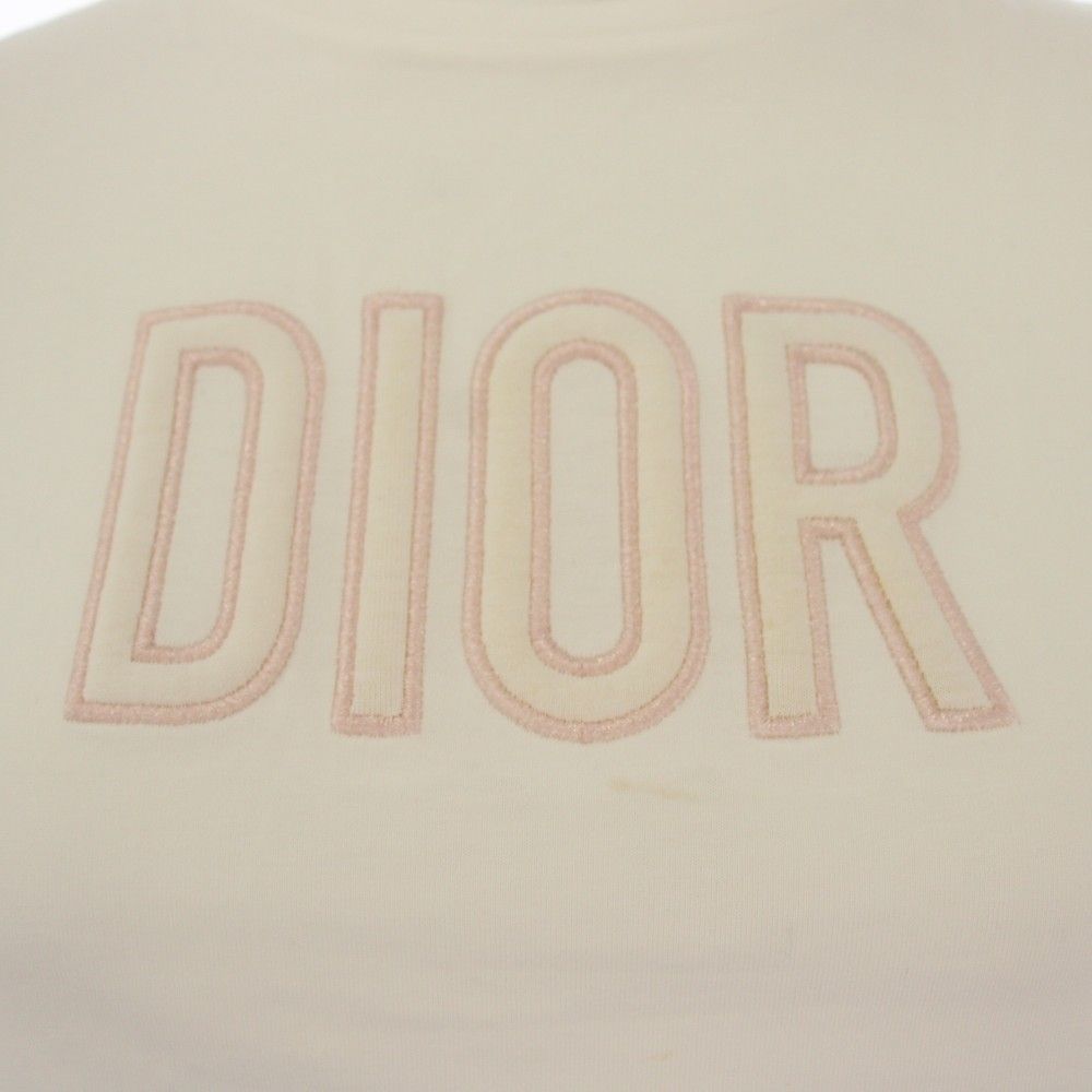 Dior T-Shirt Short Sleeve Crew Neck Logo 8 White — view 7