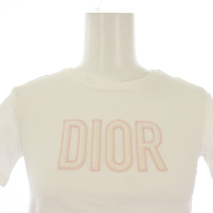 Dior T-Shirt Short Sleeve Crew Neck Logo 8 White — view 5