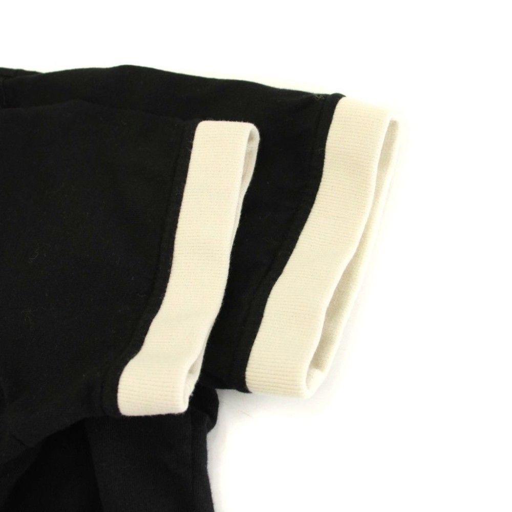 Gucci Embroidered Cotton Jersey T-Shirt XS Black Short Sleeve YM — view 6