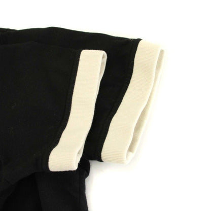 Gucci Embroidered Cotton Jersey T-Shirt XS Black Short Sleeve YM — view 6