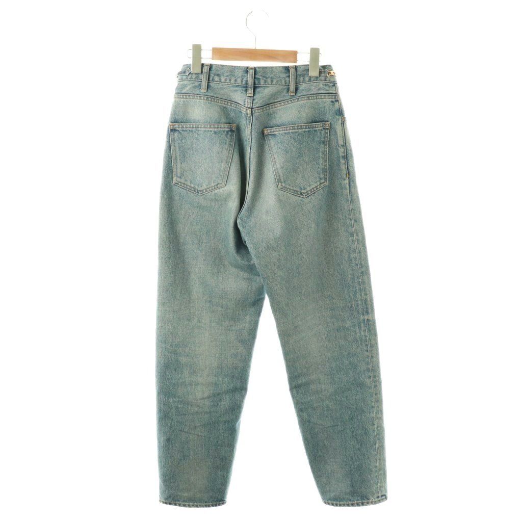 Celine Triomphe Gourmette Straight Denim Pants Jeans 27 Blue CX — view 2
