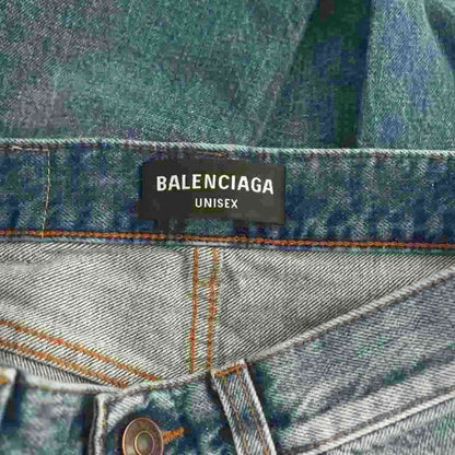 Balenciaga Denim Jeans 29 Hem Damage Processing — view 6