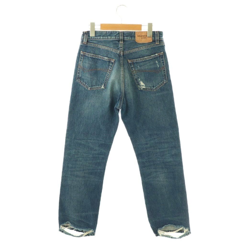 Balenciaga Denim Jeans 29 Hem Damage Processing — view 2