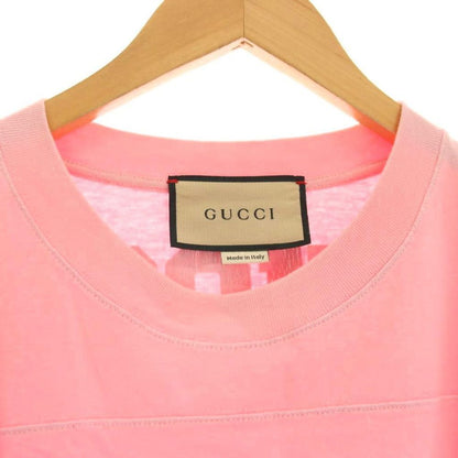 Gucci T-Shirt Oversize Print Short Sleeve Xxs Pink YM — view 3