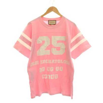 Gucci T-Shirt Oversize Print Short Sleeve Xxs Pink YM