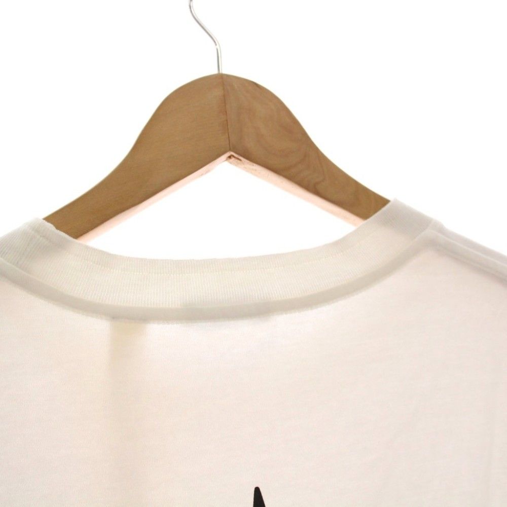 Moncler T-Shirt Short Sleeve M White Graphic Print YM — view 4