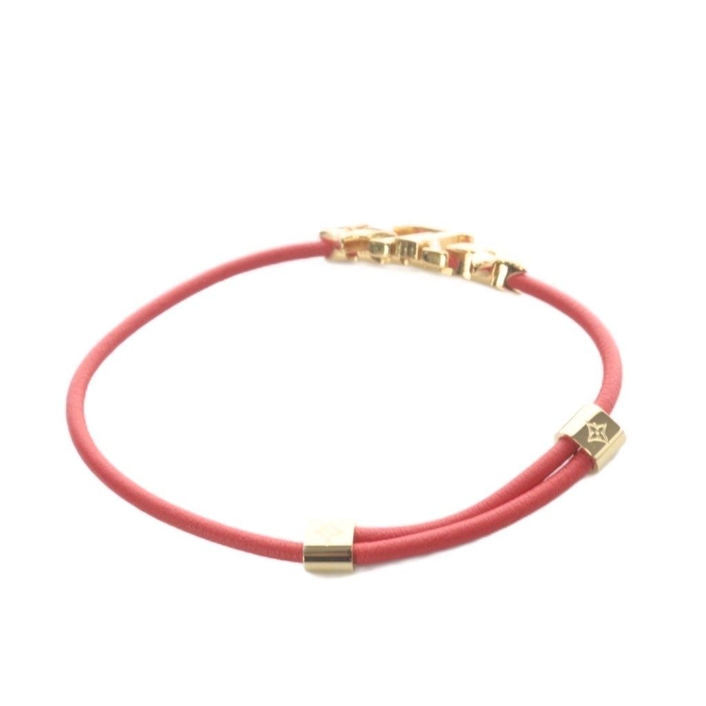 Louis Vuitton LV Iconic Bracelet Red SR — view 4