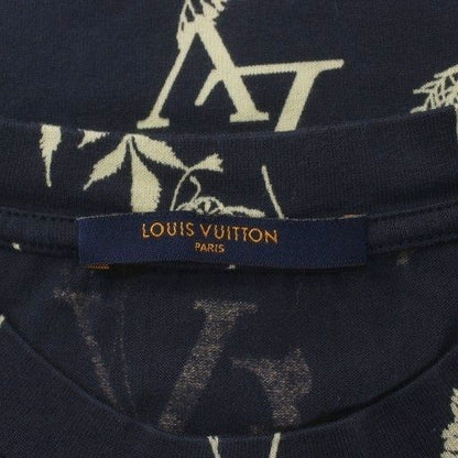 Louis Vuitton LV Leaf Discharge T-Shirt Short Sleeve Crew Neck Logo All Over — view 3