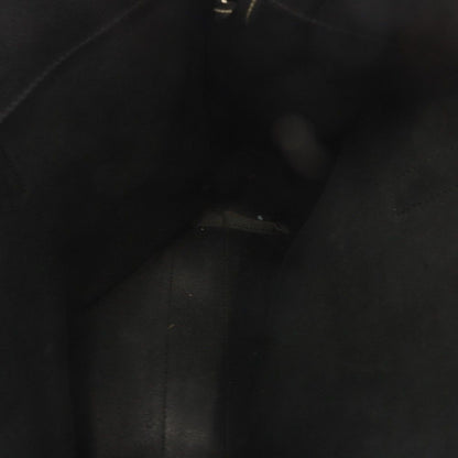 Prada Triangle Plate Logo Tote Leather Black — view 7