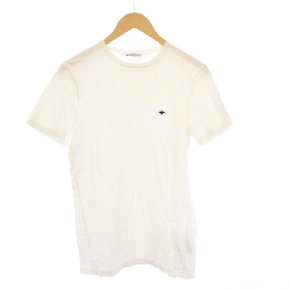 Dior Homme Bee Embroidery T-Shirt Short Sleeve Xxs White