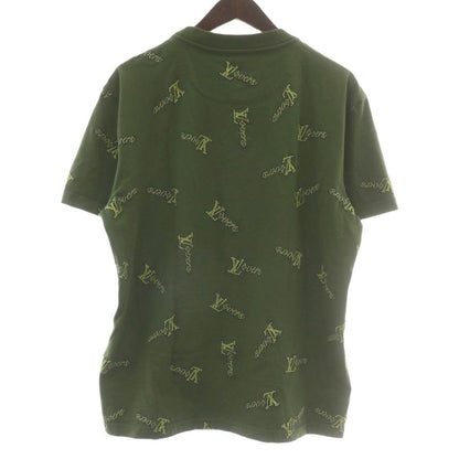 Louis Vuitton LV Vers Jacquard Cotton T-Shirt Short Sleeve Crew Neck Embroidery — view 2