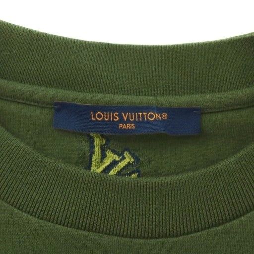 Louis Vuitton LV Vers Jacquard Cotton T-Shirt Short Sleeve Crew Neck Embroidery — view 3
