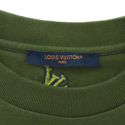 Louis Vuitton LV Vers Jacquard Cotton T-Shirt Short Sleeve Crew Neck Embroidery — view 3