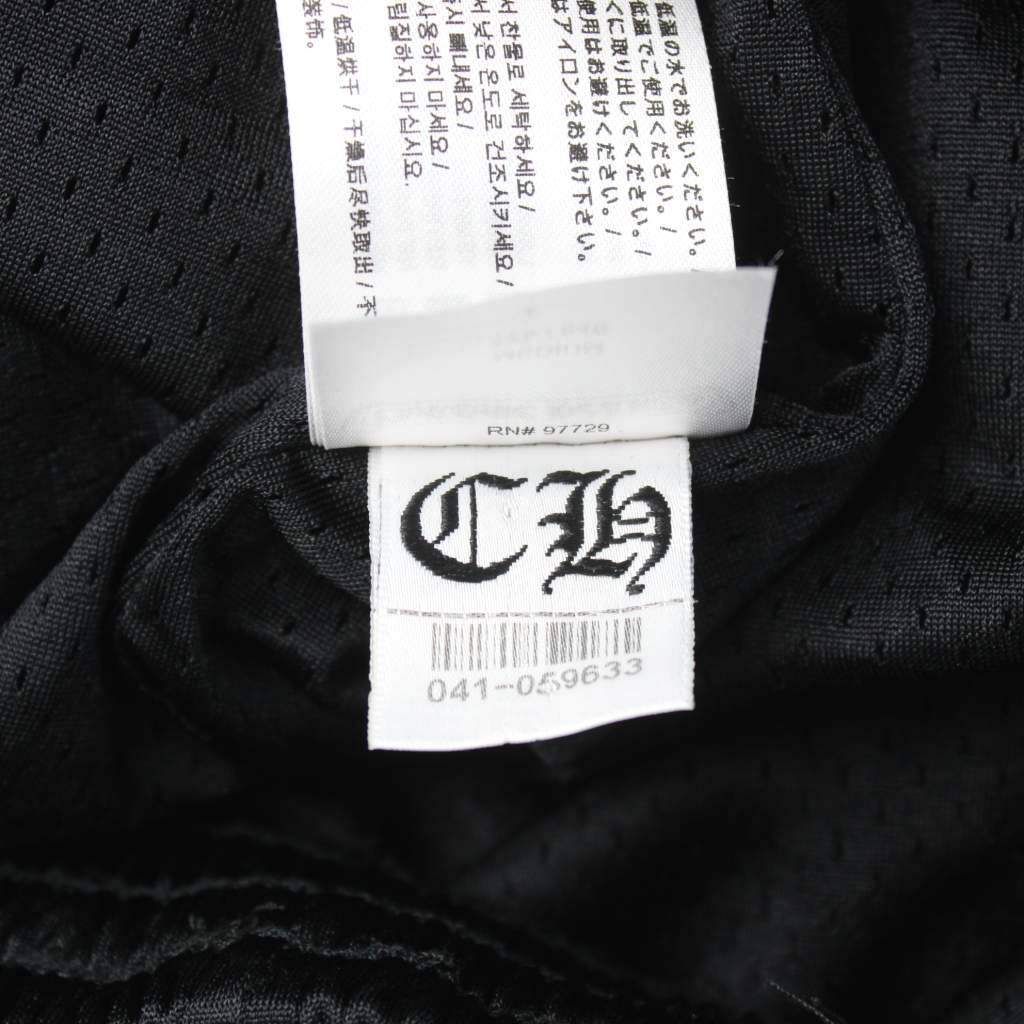 Chrome Hearts Mesh Varsity Shorts CH Nylon Logo Waist Togo M Black KW — view 4