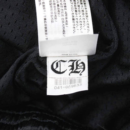 Chrome Hearts Mesh Varsity Shorts CH Nylon Logo Waist Togo M Black KW — view 4