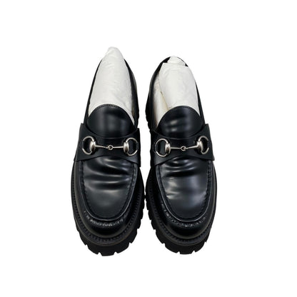 Gucci Loafers Host Bit 37 Leather Black Silver — view 5