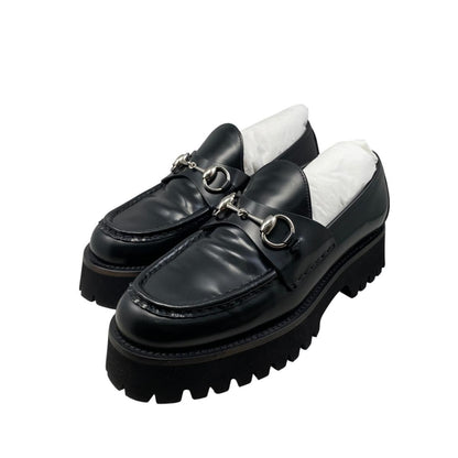 Gucci Loafers Host Bit 37 Leather Black Silver — view 2