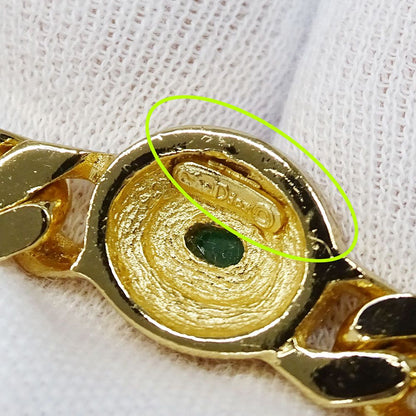 Dior Necklace Metal Rhinestone Gold Multicolor Gorgeous Presence — view 8