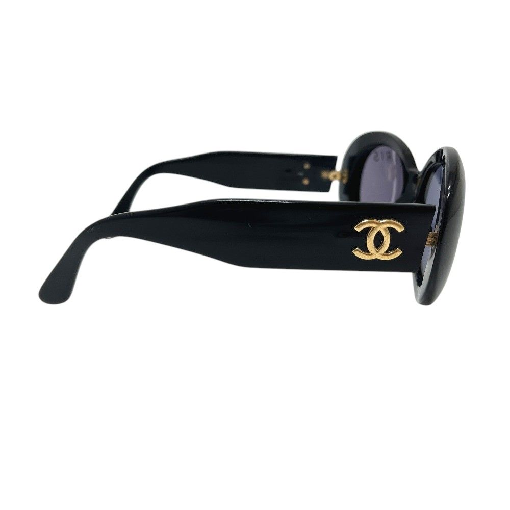 Chanel Sunglasses Paris Logo Acetate Black Eyewear — view 3