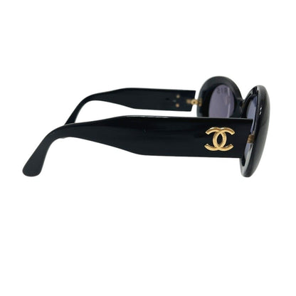 Chanel Sunglasses Paris Logo Acetate Black Eyewear — view 3