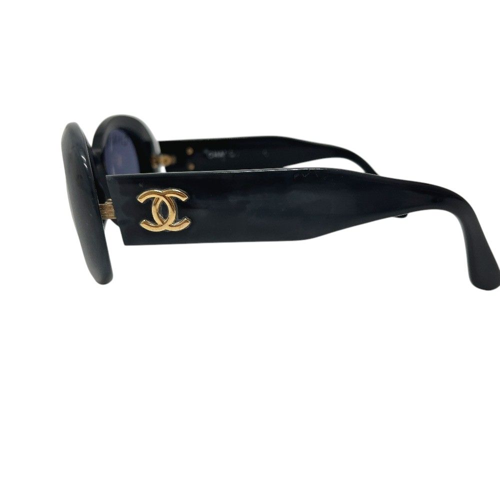 Chanel Sunglasses Paris Logo Acetate Black Eyewear — view 4