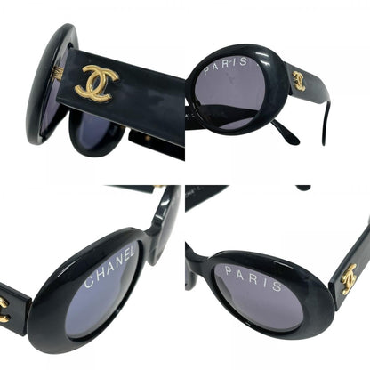 Chanel Sunglasses Paris Logo Acetate Black Eyewear — view 8