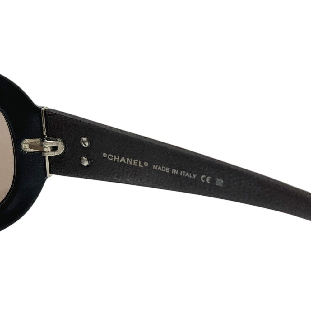 Chanel Sunglasses CC Logo Quilted Acetate Brown Eyewear — view 6