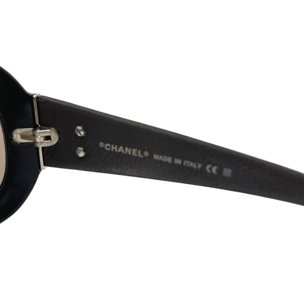 Chanel Sunglasses CC Logo Quilted Acetate Brown Eyewear — view 5