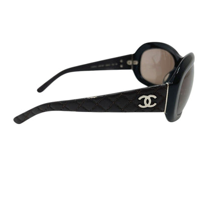 Chanel Sunglasses CC Logo Quilted Acetate Brown Eyewear — view 3