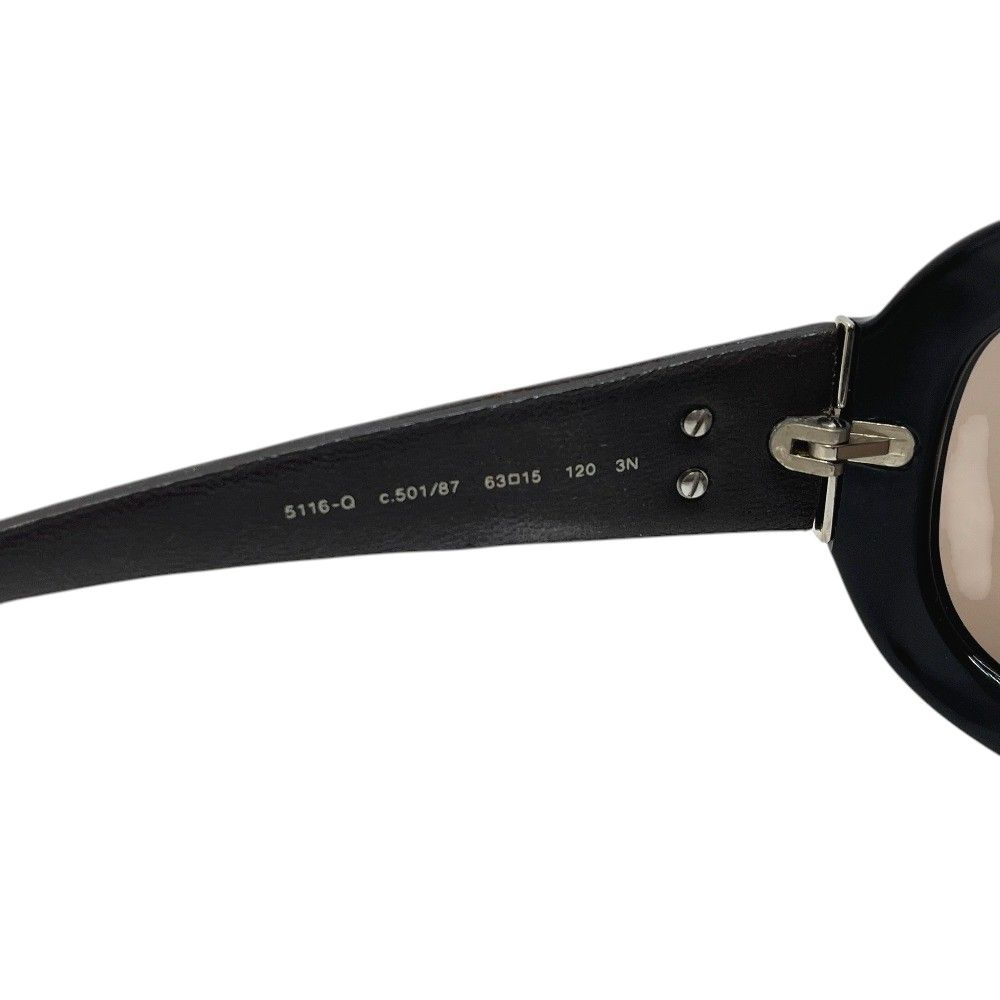 Chanel Sunglasses CC Logo Quilted Acetate Brown Eyewear — view 7