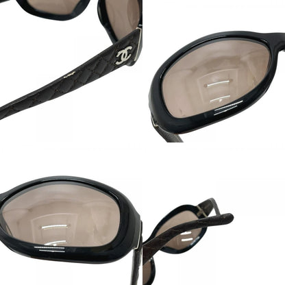 Chanel Sunglasses CC Logo Quilted Acetate Brown Eyewear — view 8