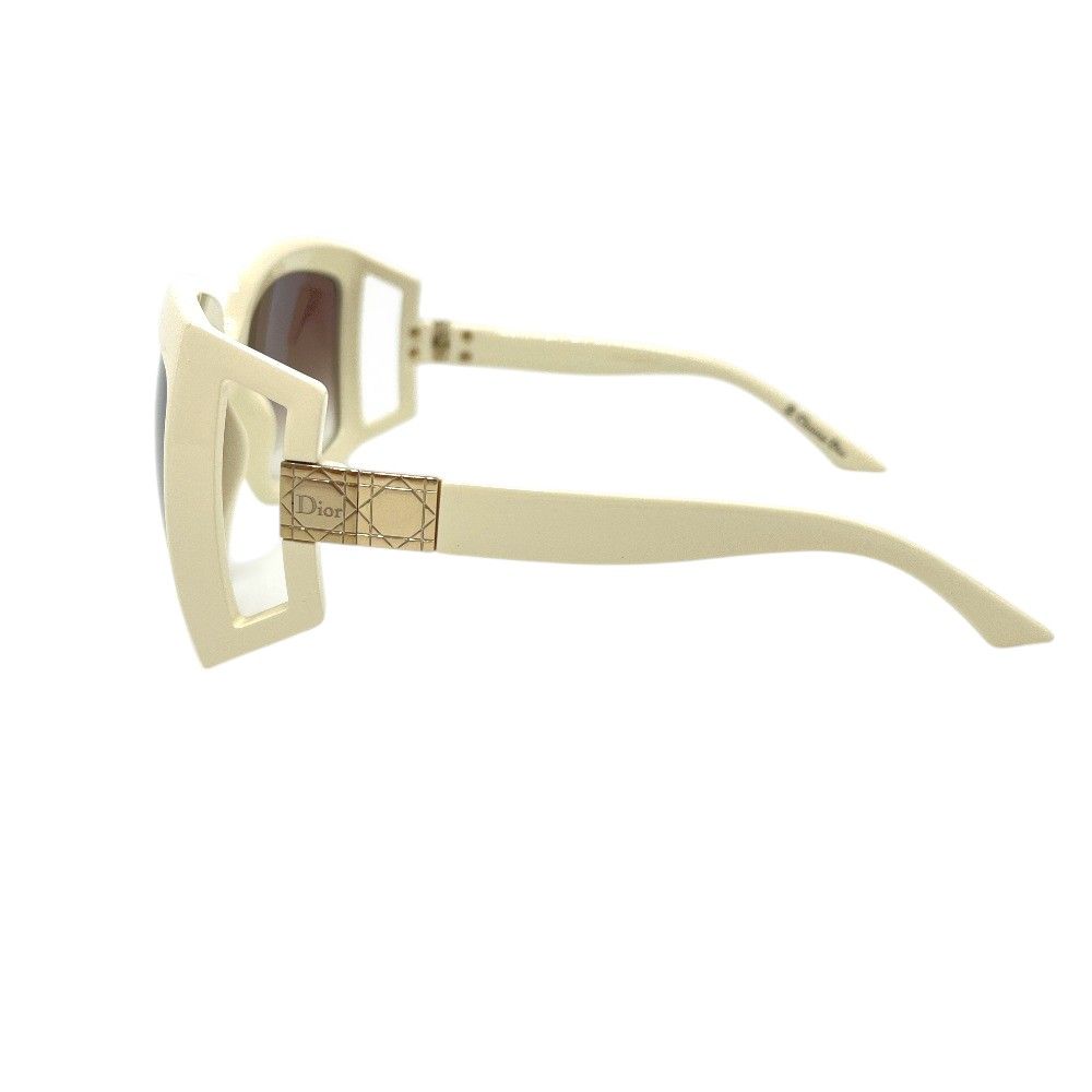 Dior Sunglasses Cannage 611 Acetate White Eyewear — view 3