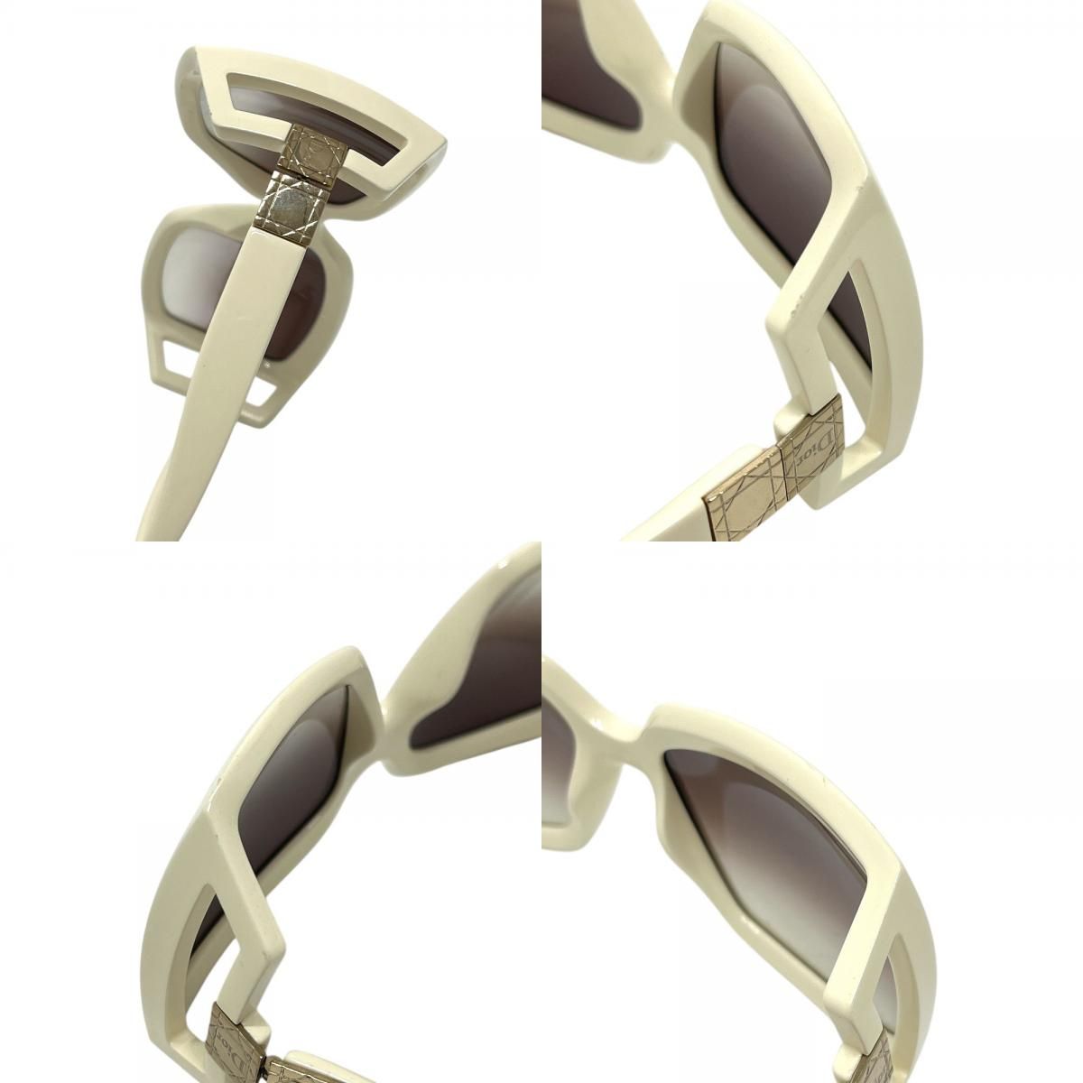 Dior Sunglasses Cannage 611 Acetate White Eyewear — view 8