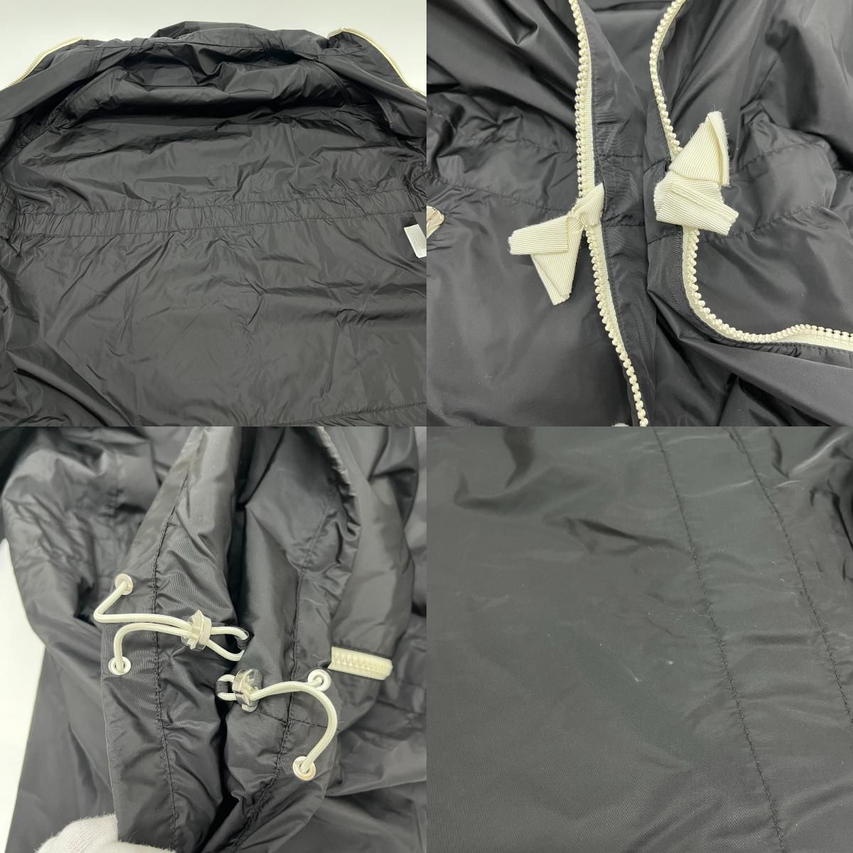 Moncler Hoodie Eau Nylon Black — view 9