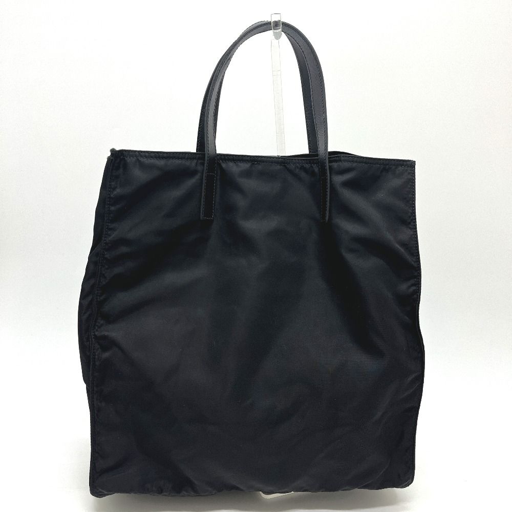 Prada Tote Logo Car Motif Nylon Black — view 2