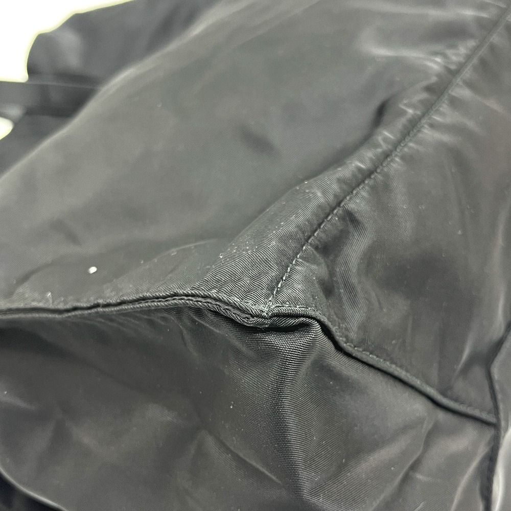 Prada Tote Logo Car Motif Nylon Black — view 6
