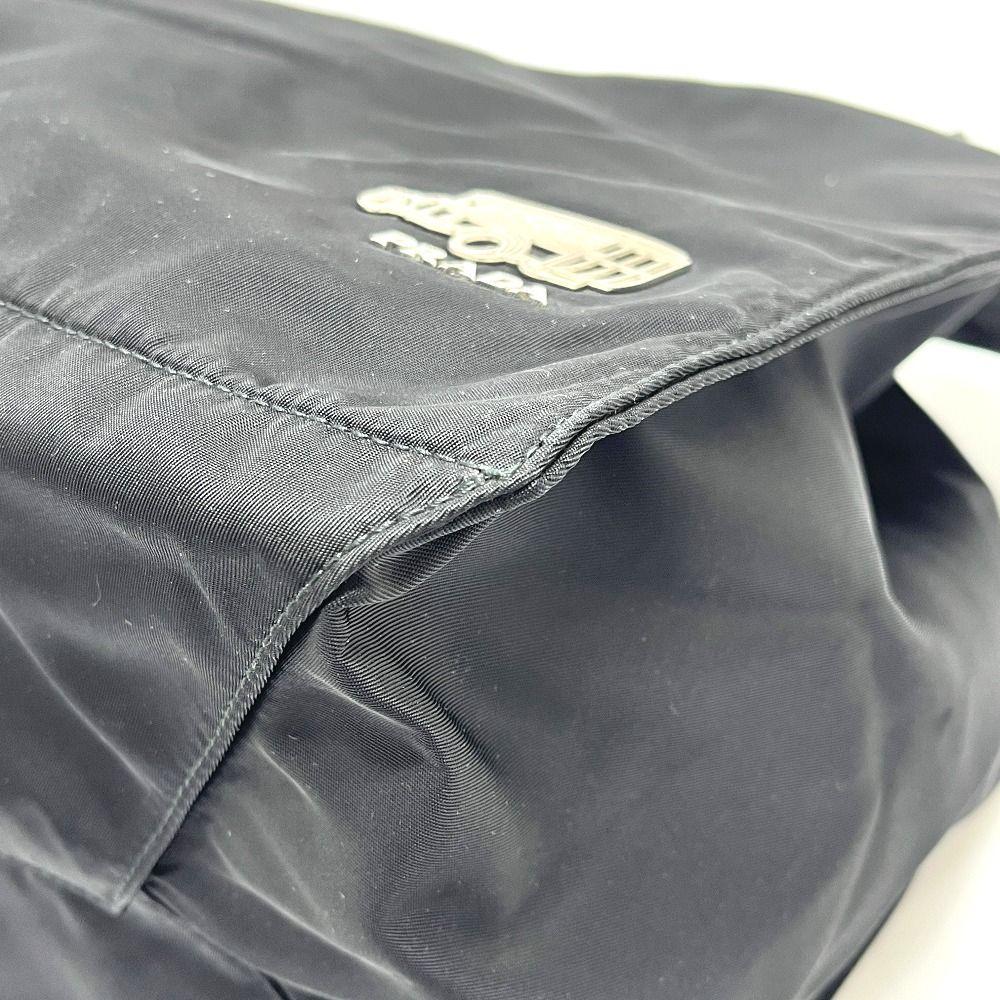 Prada Tote Logo Car Motif Nylon Black — view 5