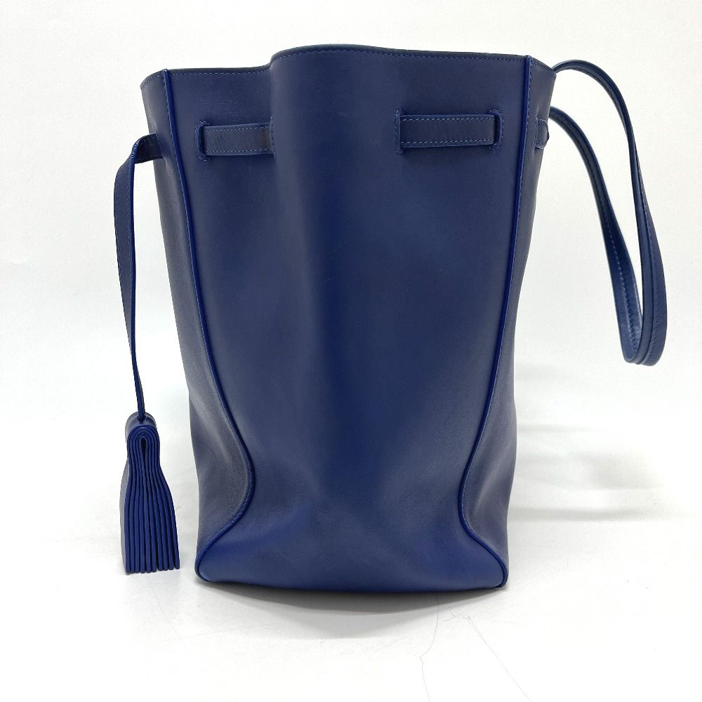 Celine Tote Cabas Phantom Leather Blue — view 4