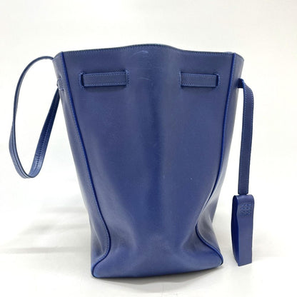 Celine Tote Cabas Phantom Leather Blue — view 3