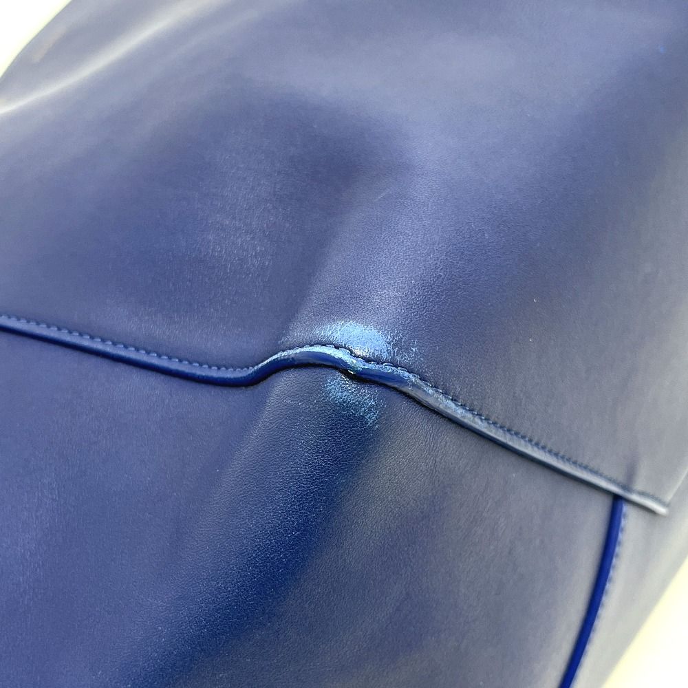 Celine Tote Cabas Phantom Leather Blue — view 6