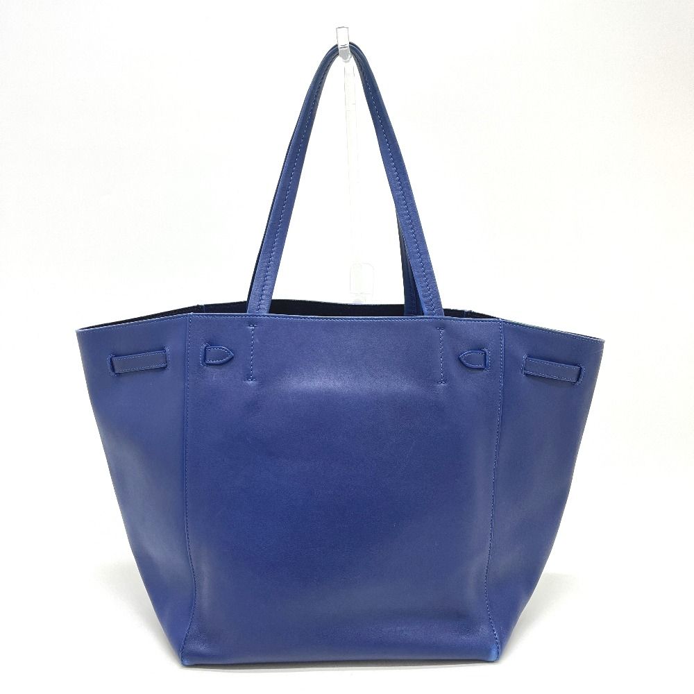 Celine Tote Cabas Phantom Leather Blue — view 2