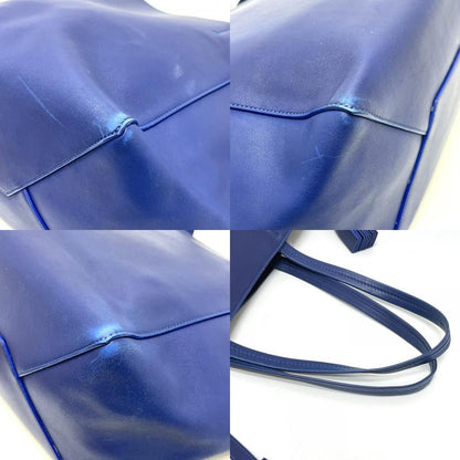 Celine Tote Cabas Phantom Leather Blue — view 7