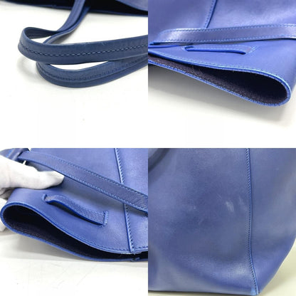 Celine Tote Cabas Phantom Leather Blue — view 8