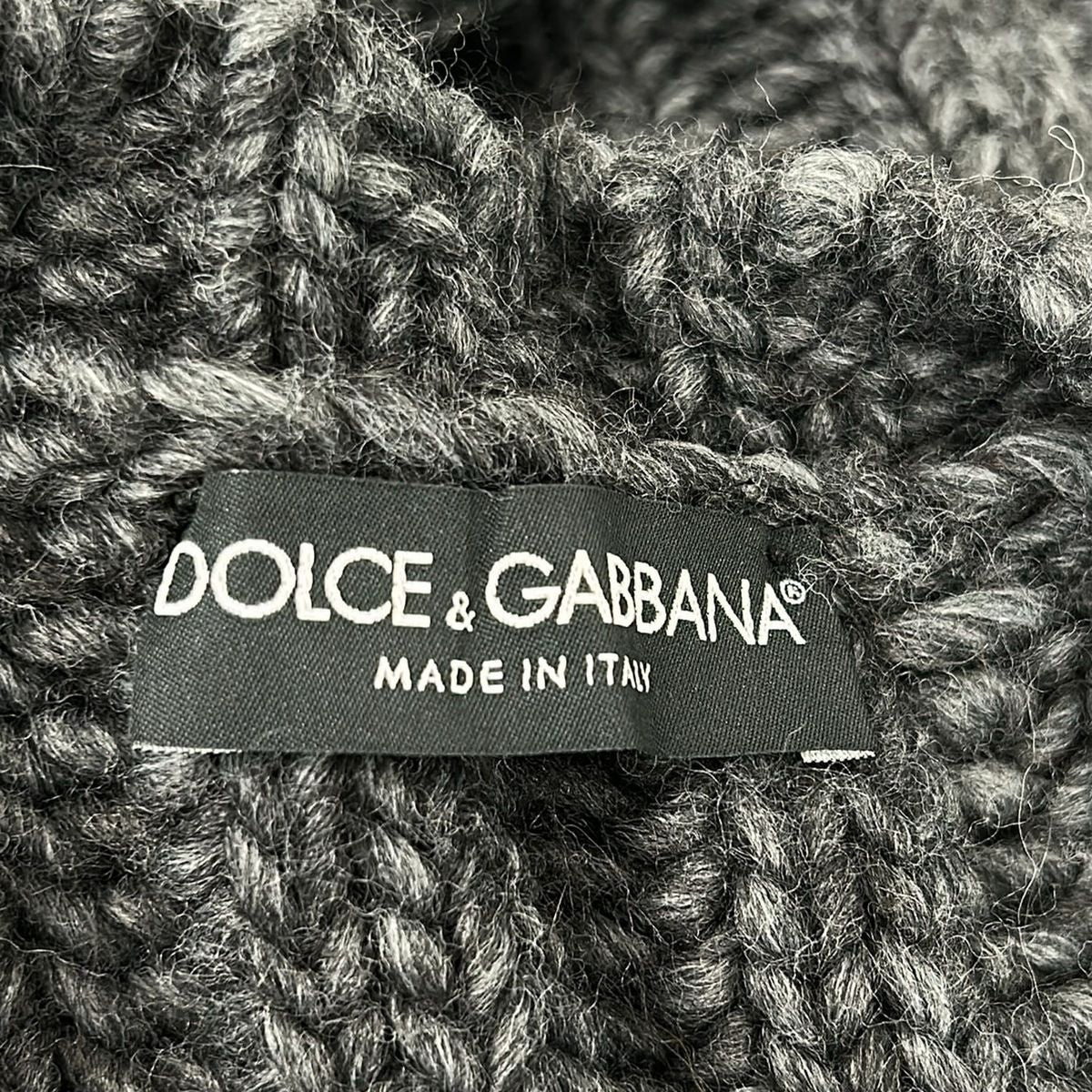 Dolce & Gabbana Long Sleeve Sweater 46 S Dark Gray — view 3