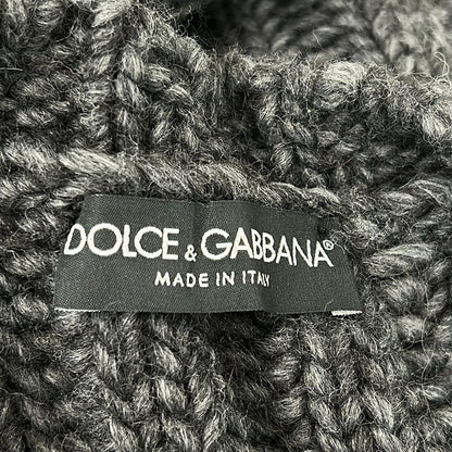 Dolce & Gabbana Long Sleeve Sweater 46 S Dark Gray — view 3