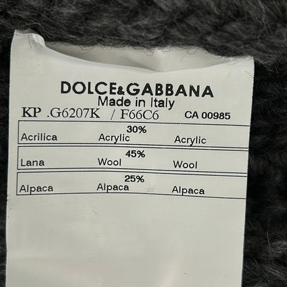 Dolce & Gabbana Long Sleeve Sweater 46 S Dark Gray — view 4